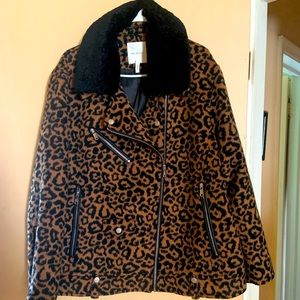 Women’s Brown Leopard Jacket